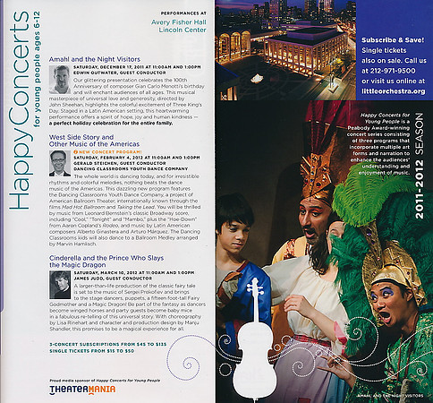 Little Orchestra Society, Ahmal& the Night Visitors, 2012 Concert Season, Lincoln Center