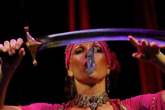 Melinda Pavlata-Peformer, Belly Dance/Sword Balancing, Amazing Grace CIRCUS!: 2009