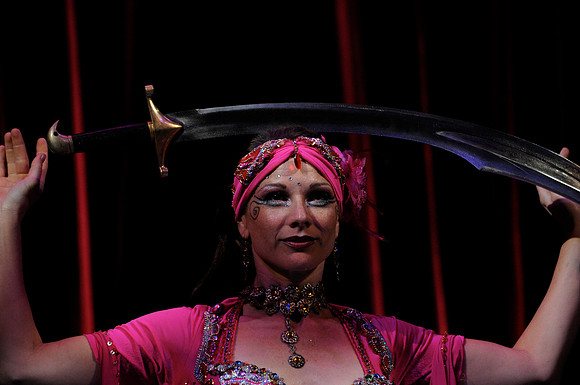 Melinda Pavlata-Peformer, Belly Dance/Sword Balancing, Amazing Grace CIRCUS!: 2009
